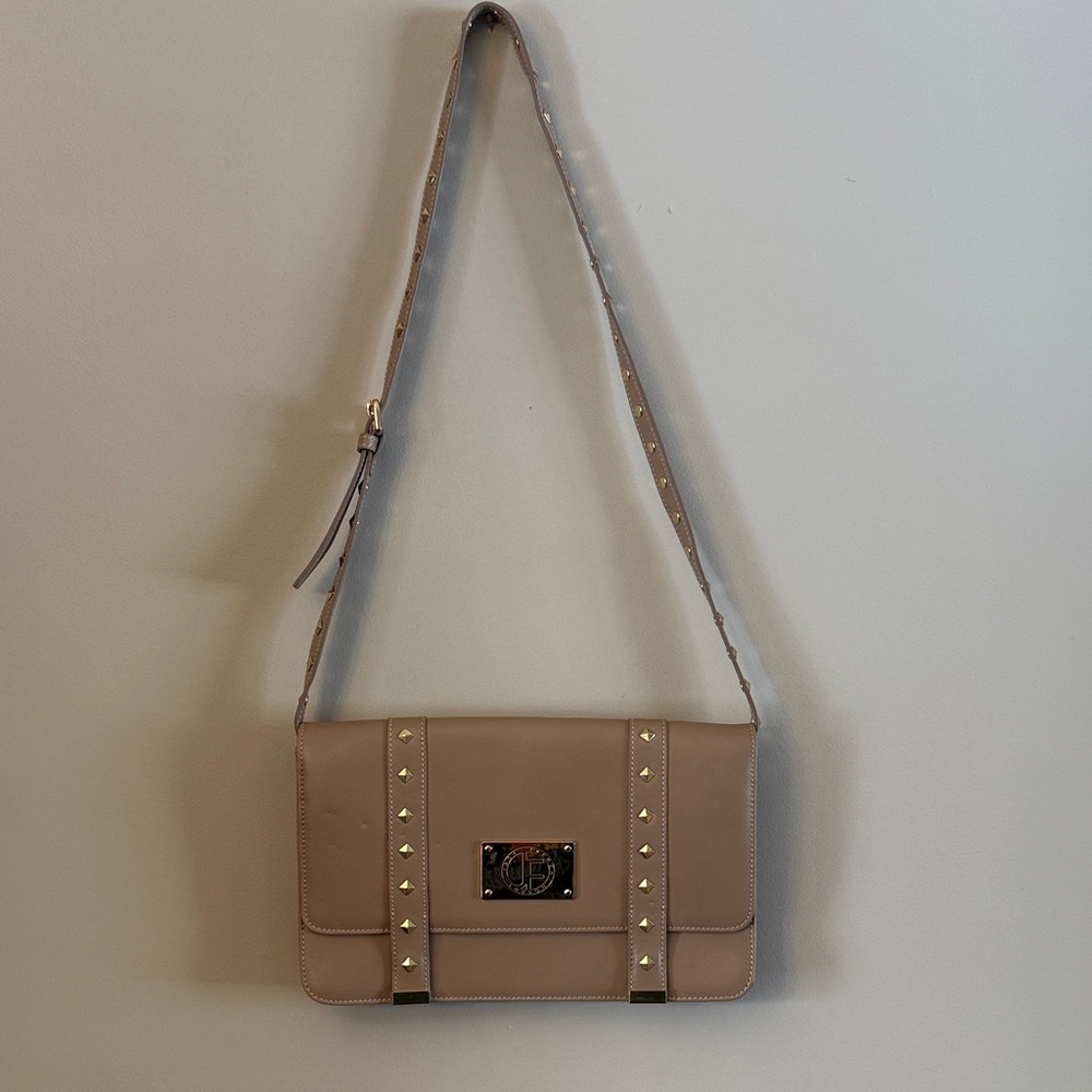 Jack French of London studded beige Shoulder Bag